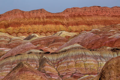 Rock formations in a desert