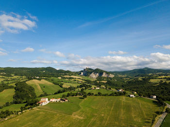 Scenic view of landscape against sky