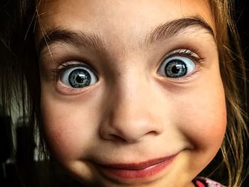 Close-up portrait of girl