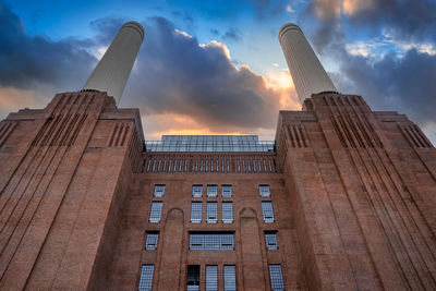 New battersea power station in london england uk operating as a new shopping mall