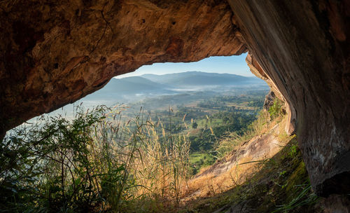 Scenic view of mountains