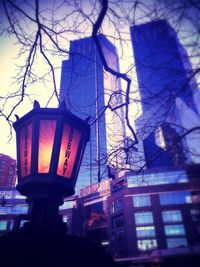 Low angle view of buildings against sky