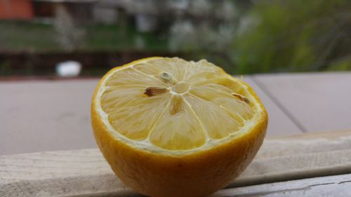 Close-up of fresh yellow fruit