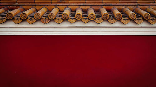 Close-up of roof tiles