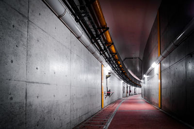 Interior of tunnel