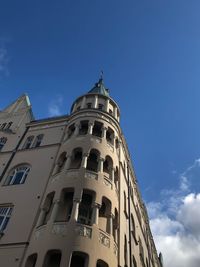 Low angle view of building against sky