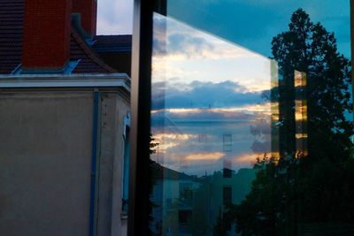 Low angle view of buildings against sky