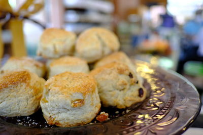 Close-up of sweet food in store