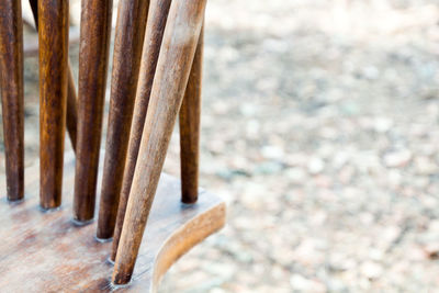 Close-up of a chair