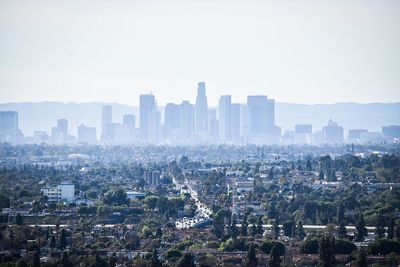 Skyscrapers in city