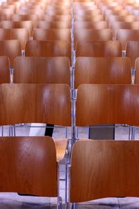 Empty seats at auditorium