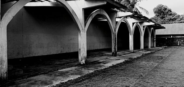 Interior of abandoned building