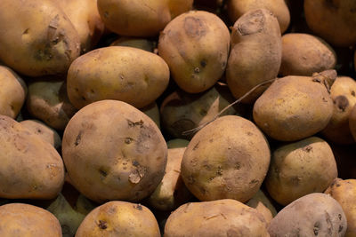 Full frame shot of fruits for sale at market stall