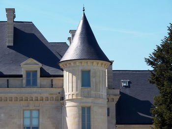 Low angle view of building against sky