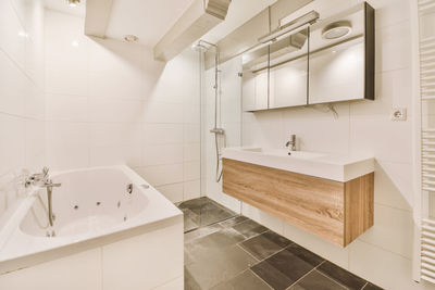 Interior of bathroom