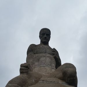 Low angle view of statue