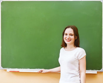 Portrait of a smiling young woman