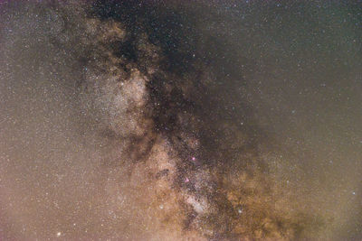Full frame shot of star field at night