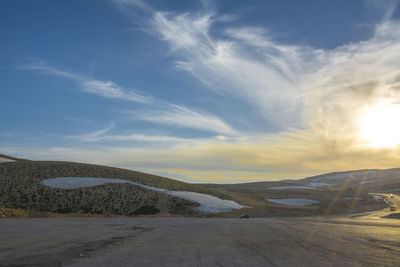 Scenic view of landscape against sky