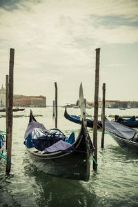 Boats in sea