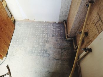 High angle view of old building