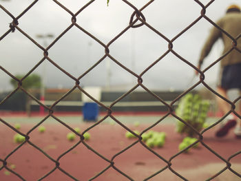 Full frame shot of chainlink fence