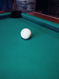 Close-up of water on table