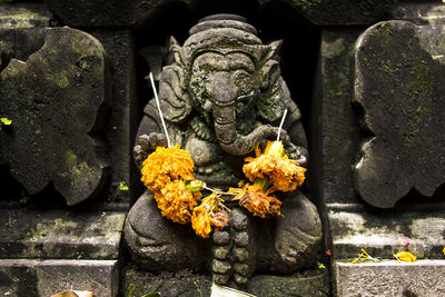 Sculpture of buddha statue in temple