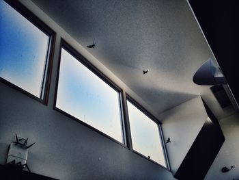 Low angle view of ceiling