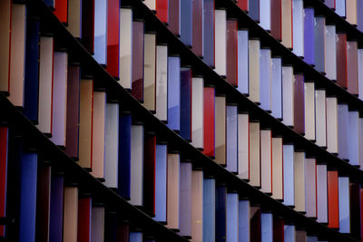 Full frame shot of bookshelf