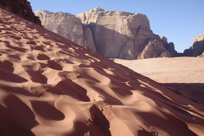 Scenic view of desert