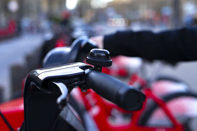 Close-up of bicycle