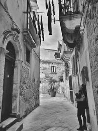 Alley in city