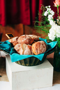 Close-up of potted plant on table