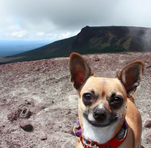 Portrait of dog