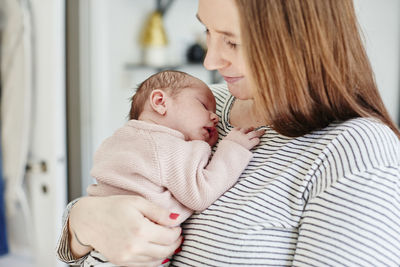 Mother with baby