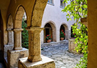 Courtyard of historic building