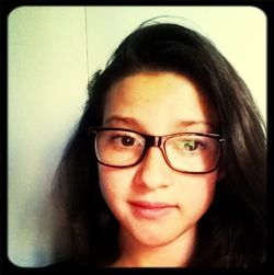 looking at camera