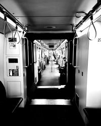 Interior of train