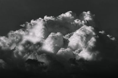 Low angle view of clouds in sky