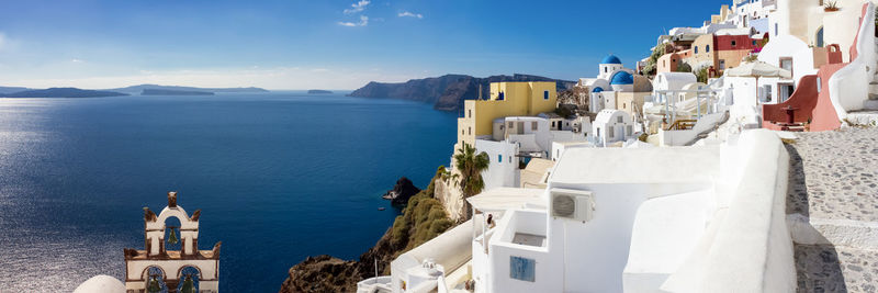 Panoramic view of buildings against sky