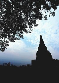 Low angle view of temple