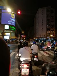 City street at night