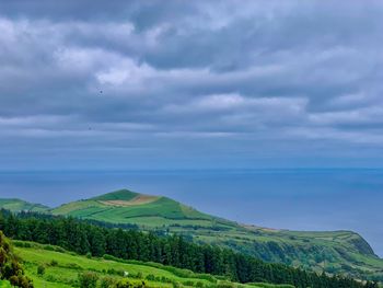 Scenic view of landscape against sky