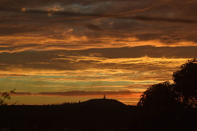 Scenic view of sunset