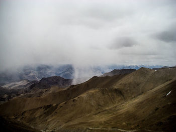 View of mountain range