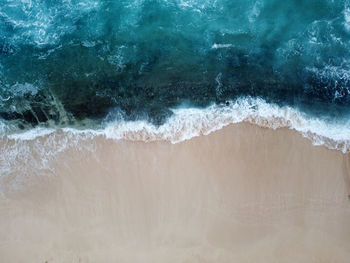 Breaking waves hawaii beach