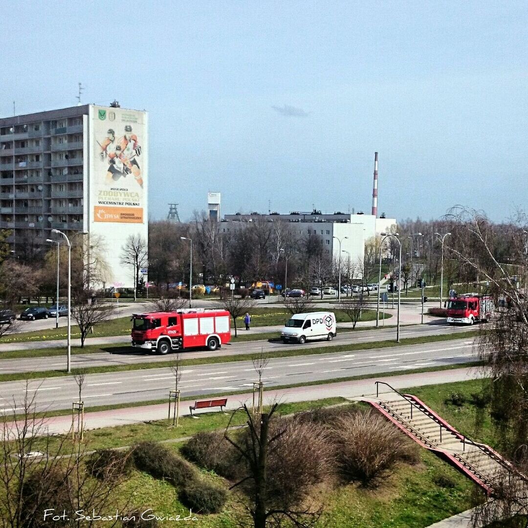 VIEW OF TRAIN ON ROAD