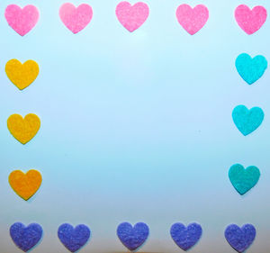 Close-up of multi colored background