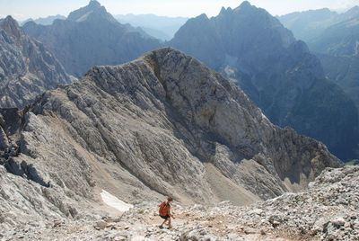 Scenic view of mountains